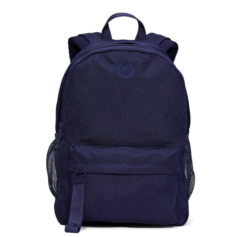 PINK Victoria's Secret Blue Backpack with Adjustable Straps